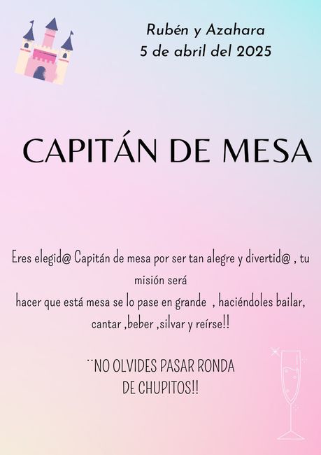 Capitán de mesa 1