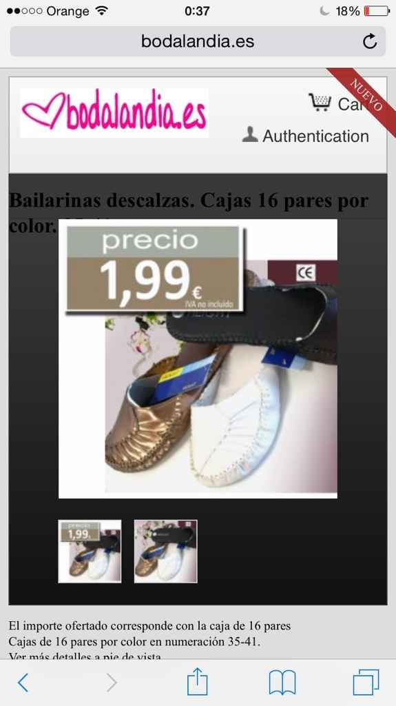 Zapatillas de cortesia - 1