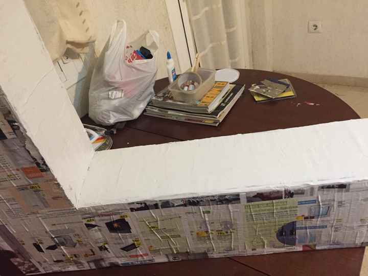 Letras gigantes y flores de papel - 3