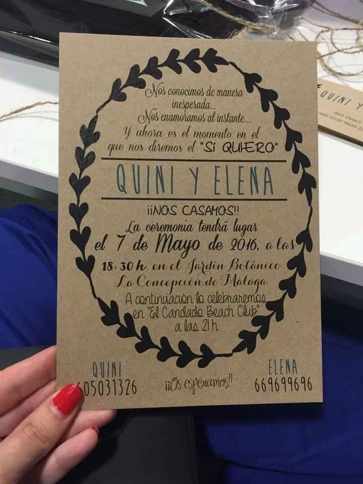 ¿cómo son vuestras invitaciones? - 2