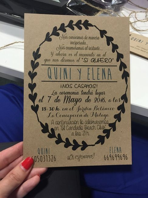 ¿cómo son vuestras invitaciones? - 2
