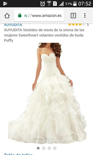Vestido Ada novias(modelo Katia)muy parecido en Amazon - 2
