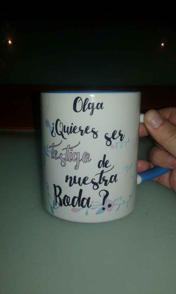 Ya tenemos taza para nuestra testigo!!!! (málaga ) - 2