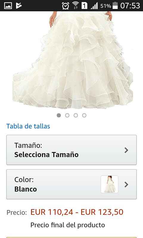 Vestido Ada novias(modelo Katia)muy parecido en Amazon - 4