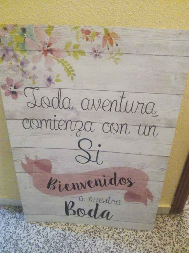 Cartel de bienvenida😍 - 1