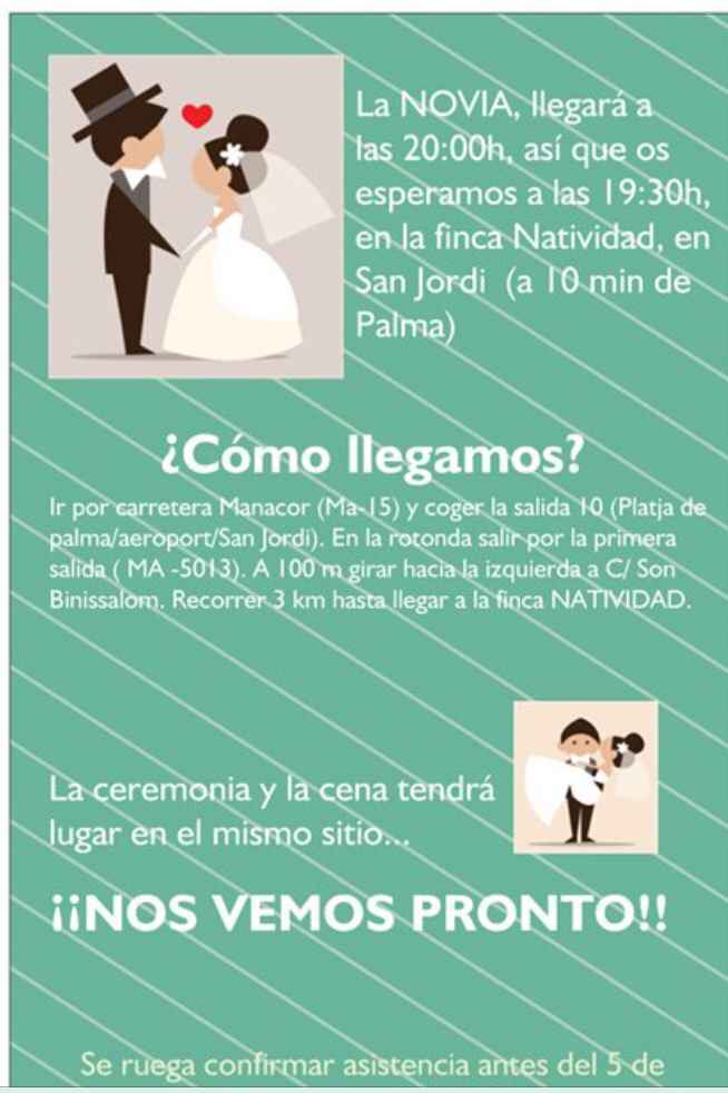 Os gustan mis invitaciones? a punto de pedirlas... - 2
