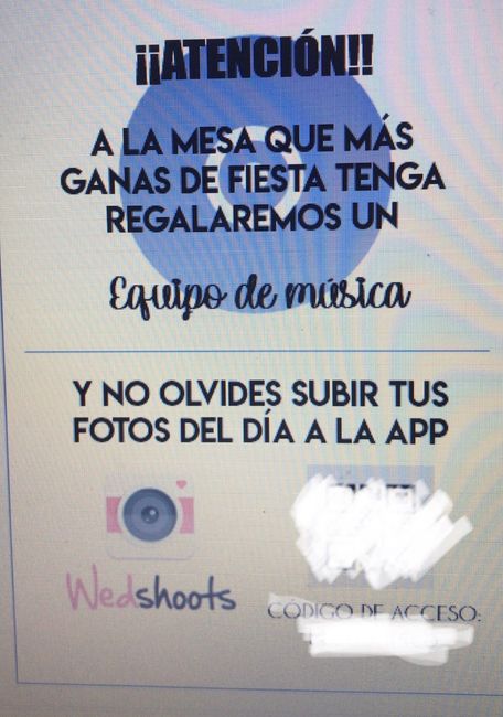 Juego durante el convite: Equipo de música 2
