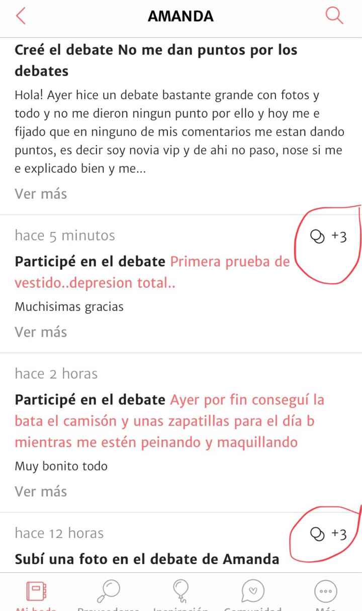 No me dan puntos por los debates - 1