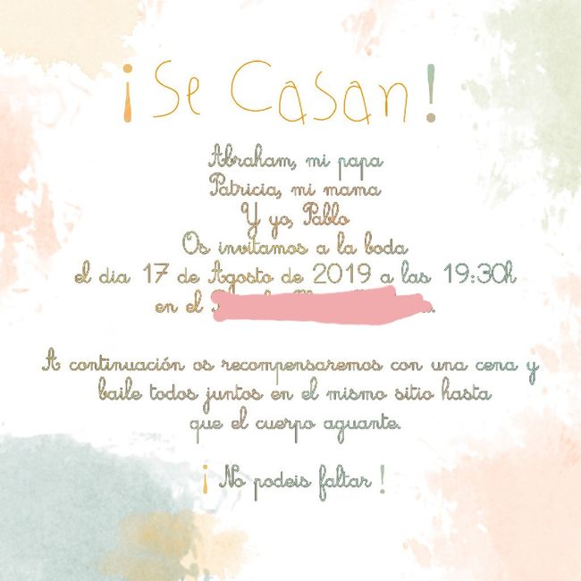 Invitaciones boda - 2