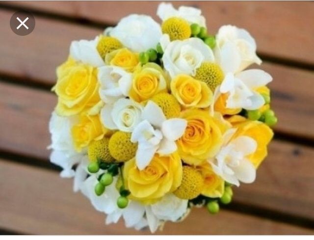 Color amarillo para las bodas 1