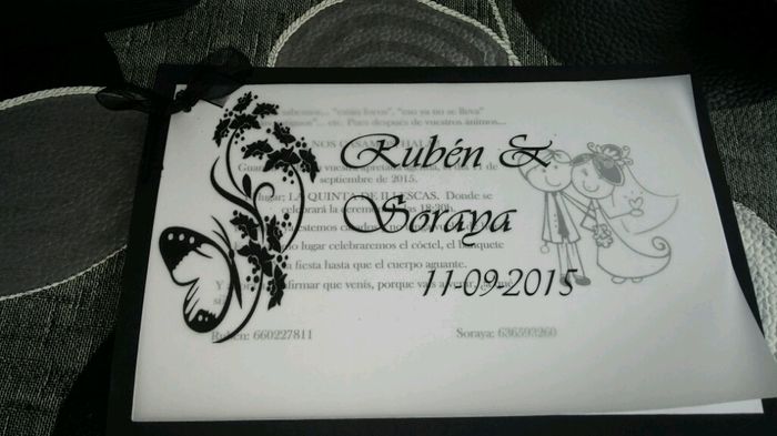 Invitaciones hechas por ti - 1
