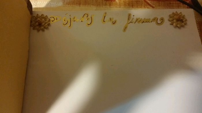Libro de firmas diy - 3
