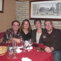 Con nuestra testiga y su novio Salvi!!!