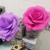 mis flores de papel....