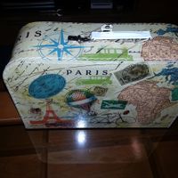 maleta de firmas con postales