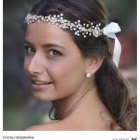 Cinta novia para el pelo - 1