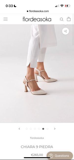 Los zapatos de la novia 1