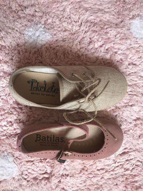 los zapatos de mis hijos