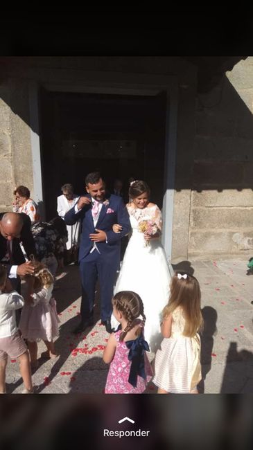 salida de los novios!