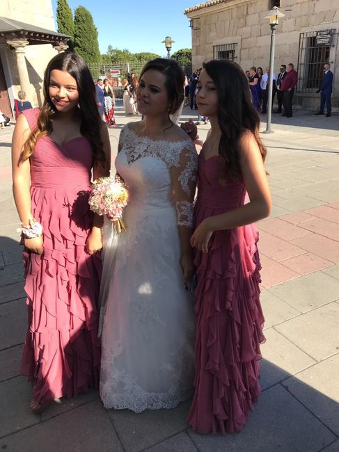 mis primas y damas de honor