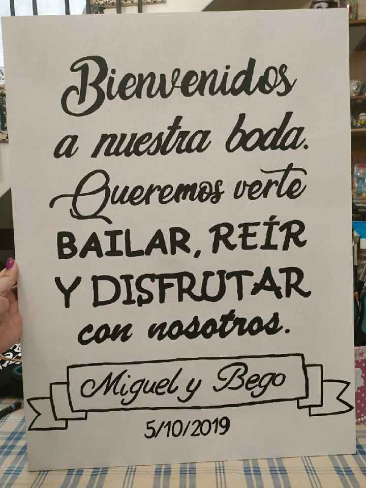 Cartel para el restaurante - 1