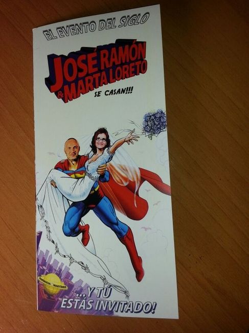 el tríptico de mi invitación de boda
