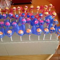 mis chupachups de superheroes para los niños para su mesa
