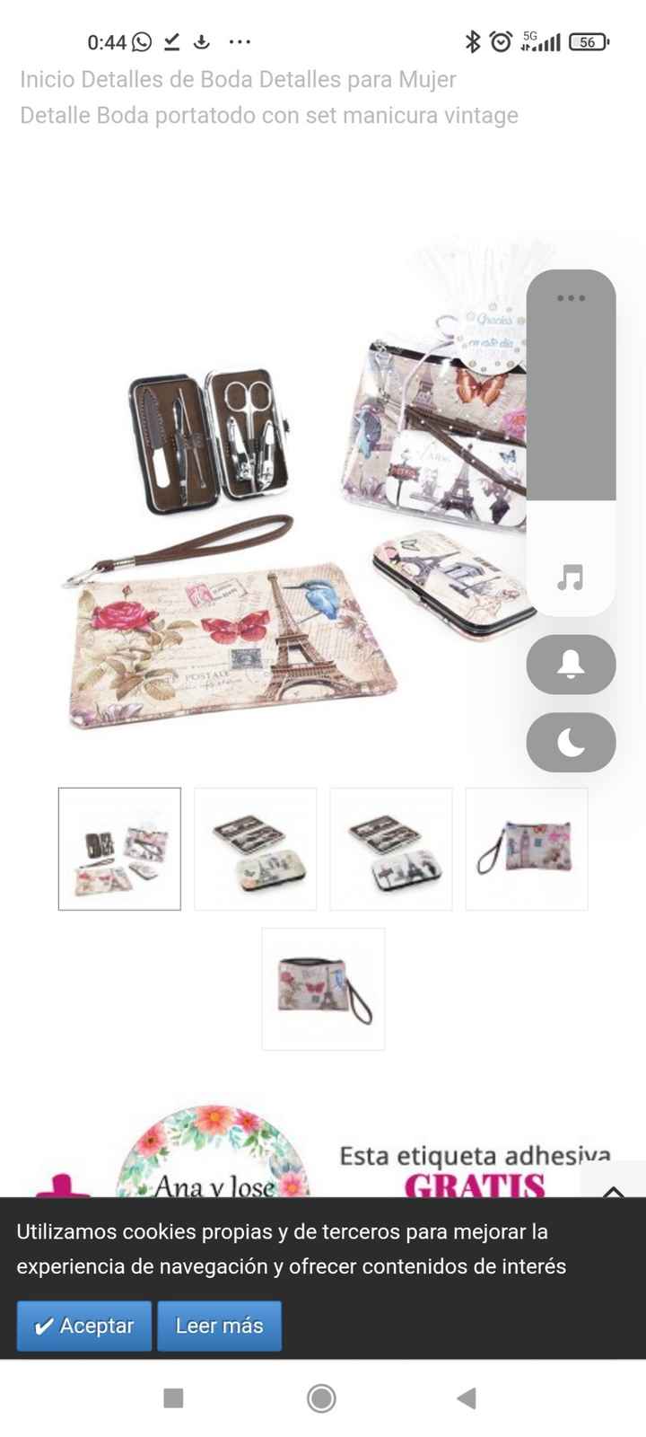 Hola tengo una duda me caso el 2 de julio y estoy pensando en los regalos de invitados de las mujere