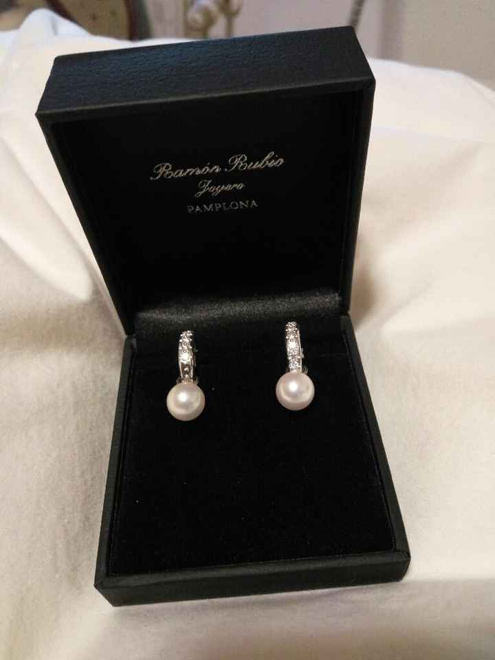 Pendientes vestido barcaza pronovias - 1