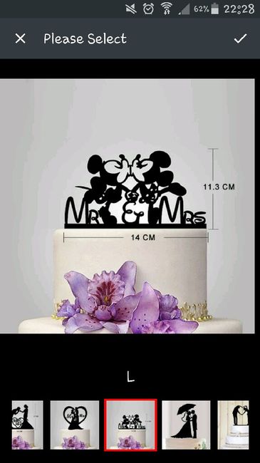 Cake topper - 1