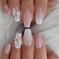 Manicura de gel para novia - 2