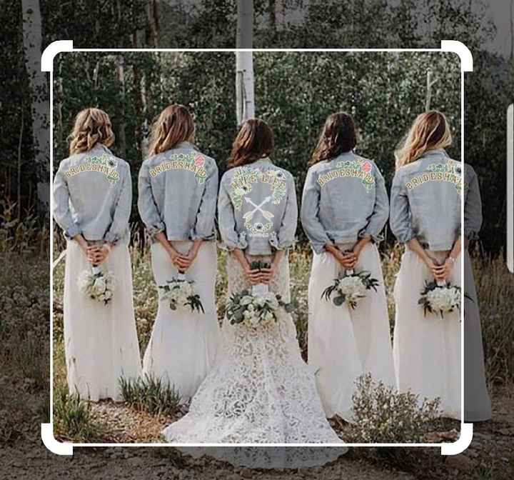 Ayuda parches para damas de honor y novia - 1