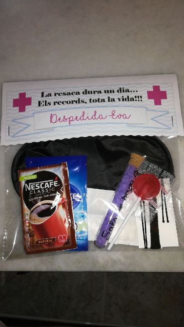 Kit antiresaca para despedida - 2