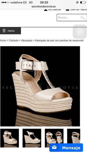Desesperada no encuentro cuñas para mí día b - 1