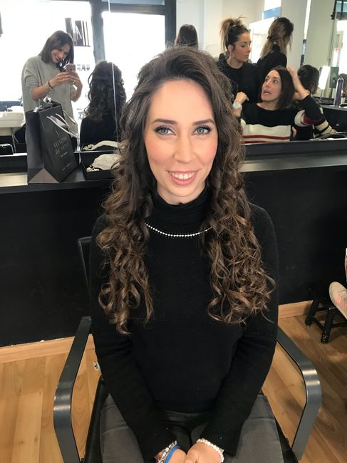 Prueba maquillaje y peluqueria!!! Con angy garrido❤️❤️❤️❤️ - 1