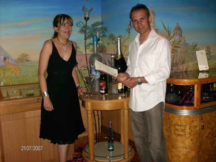 Mis padres en su crucero
