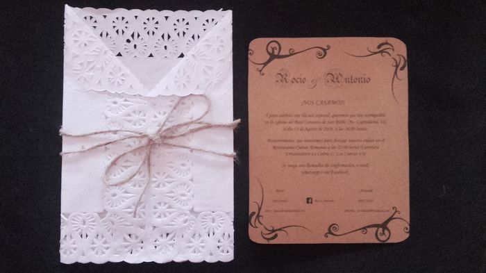 Las dos partes de la invitación