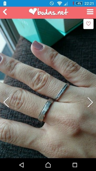 Alianzas de boda diferente - 1