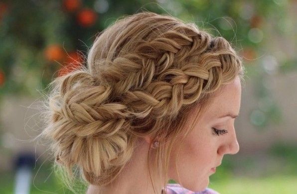recogido trenza