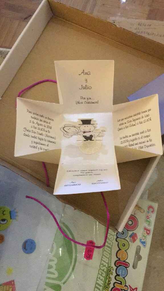 El estilo de las invitaciones será ____ - 1
