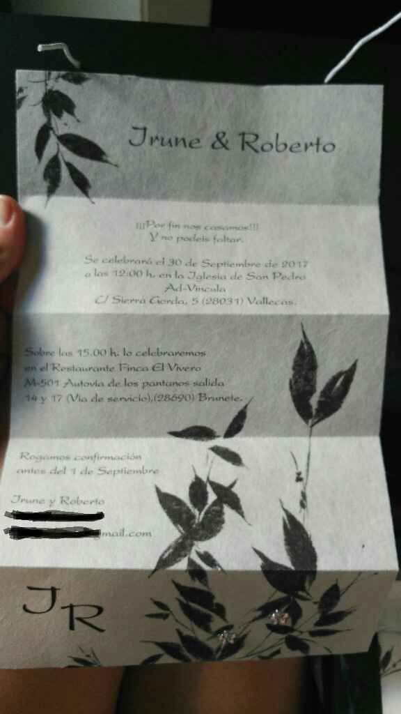Nuestras invitaciones!! - 1