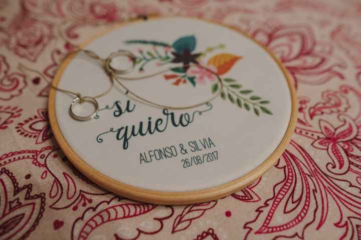 Una manera diferente de llevar los anillos... 