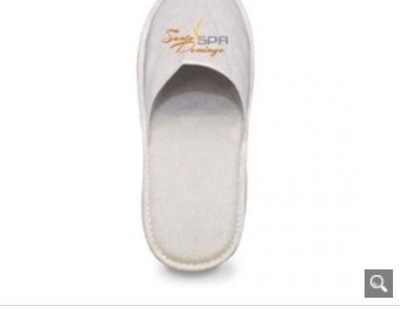 Zapatillas algodón para invitadas - 1