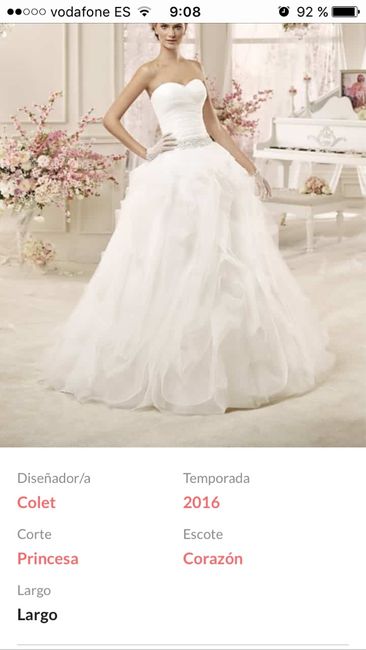 Vestido colet de nicole spose - 2