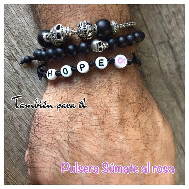 Pulsera de hombre de sumate al rosa
