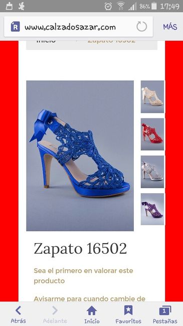 Mi búsqueda de zapatos - 1
