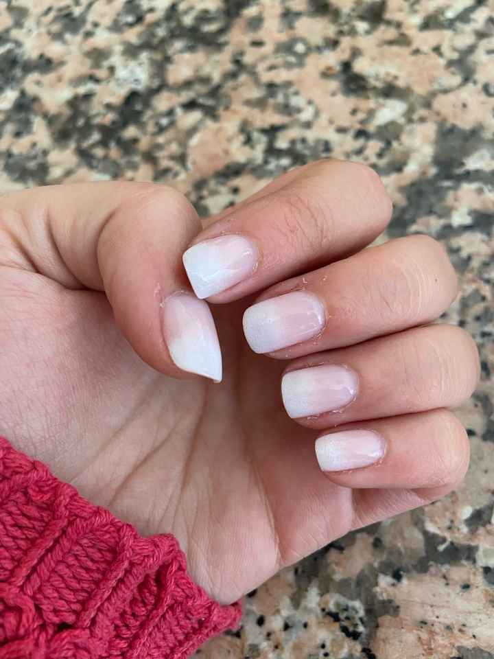 Uñas baby boomer, ¿las llevarías en tu boda? 💅 - 1