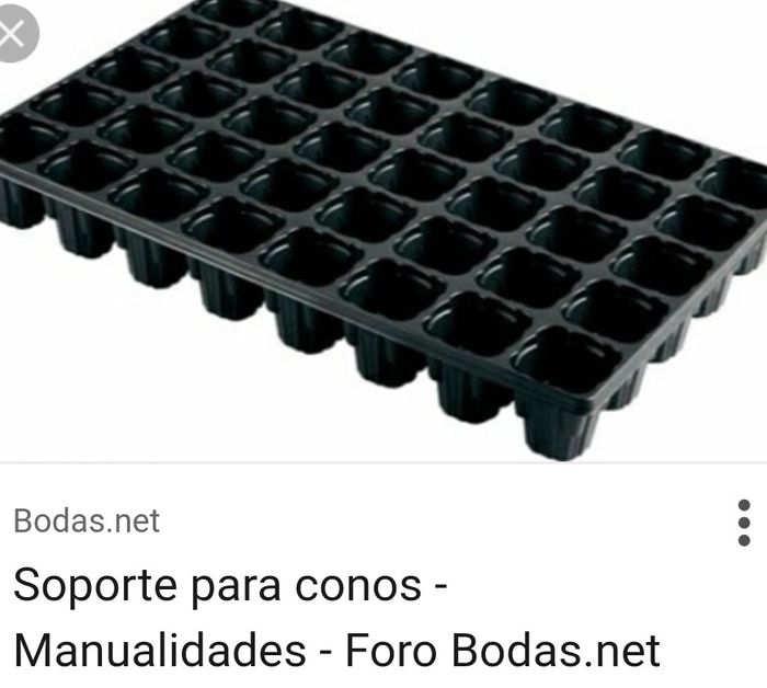 Conos arroz. cómo colocarlos para q no se derramen - 1