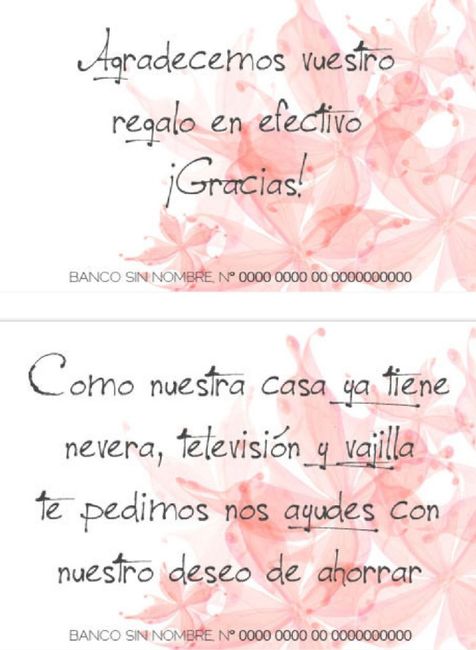  ¿como  daréis  el número de cuenta? - 8
