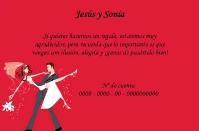  ¿como  daréis  el número de cuenta? - 10